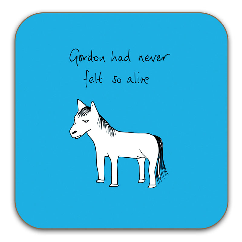 Funny Horse Coaster - Gordon had never felt so alive