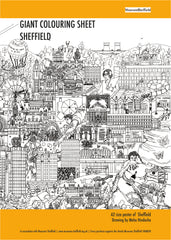 Sheffield Skyline Giant Colouring Sheet
