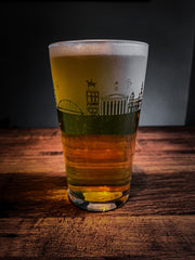 Glasgow Skyline Beer Glass - NEW!