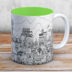 Manchester skyline mugs