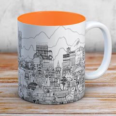 Manchester skyline mugs