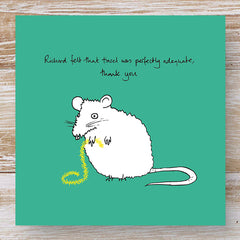 Richard felt that tinsel was perfectly adequate, thank you - 3 Greeting Cards