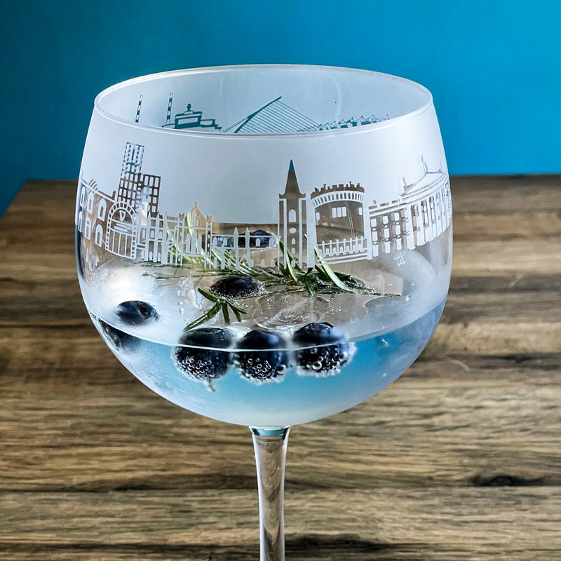 Dublin Skyline Gin Glass