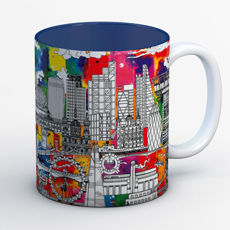 London Skyline Mugs - COLOUR